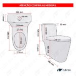 Vaso Sanitário Monobloco Completo - Caixa Acoplada Privada Nexum Vab0026 Tubrax - Imagem 3