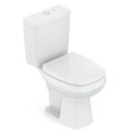 Kit Vaso Sanitário Com Caixa Acoplada Smart Clean Harpic E Assento Soft Fechar City Celite Preto