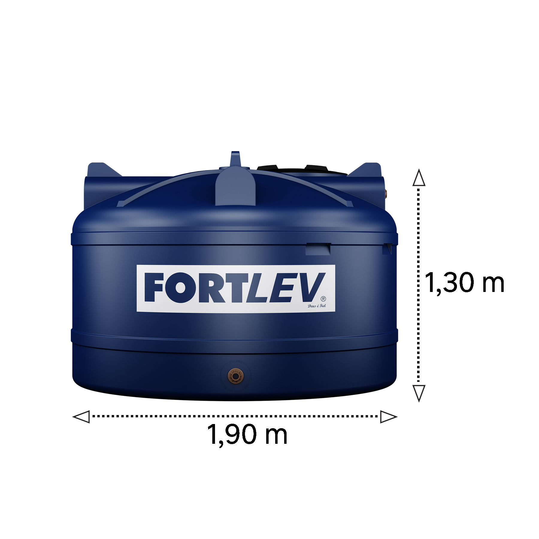 Tanque 3.000L em Polietileno Fortlev - Imagem 2