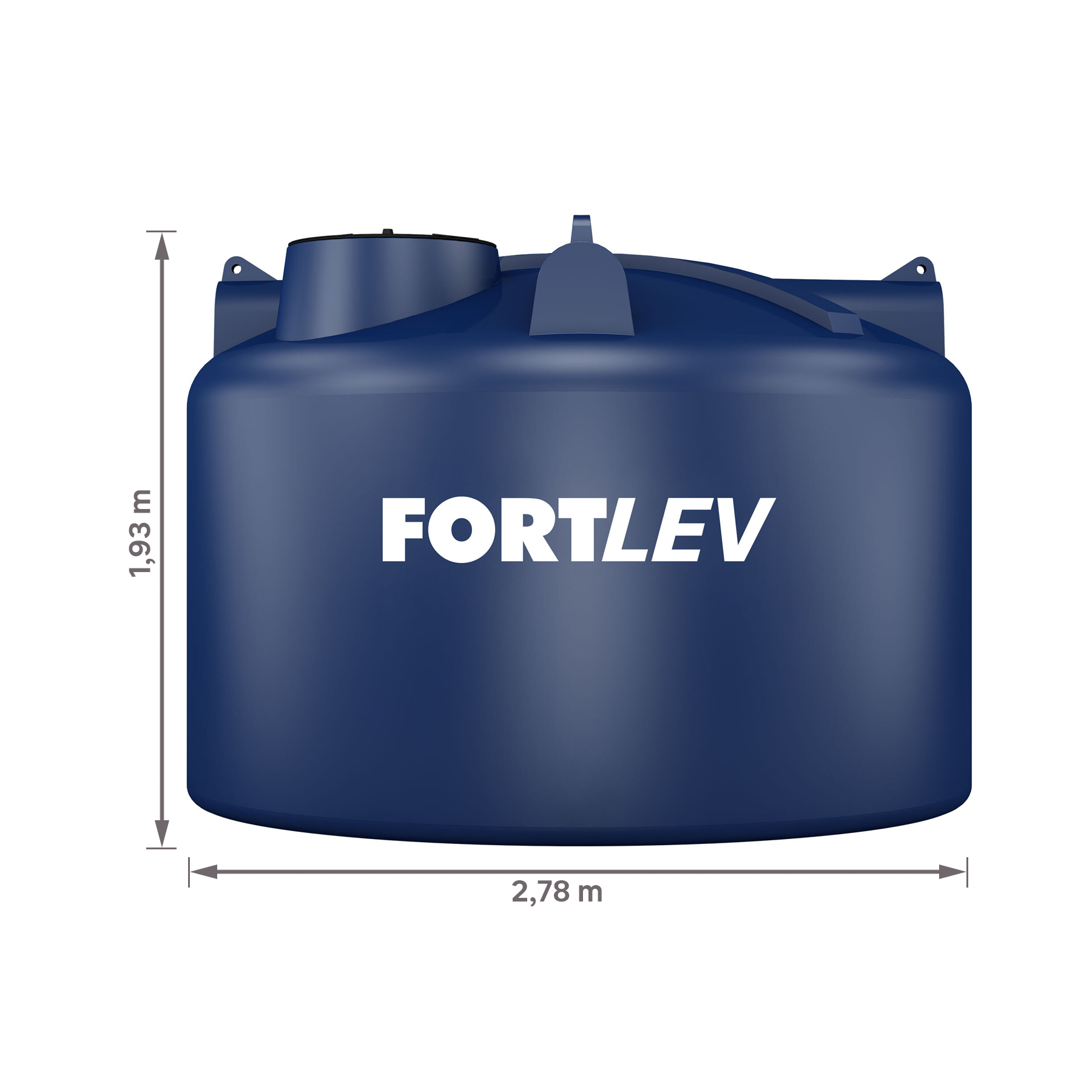 Tanque 10.000L em Polietileno FortPlus Fortlev - Imagem 3